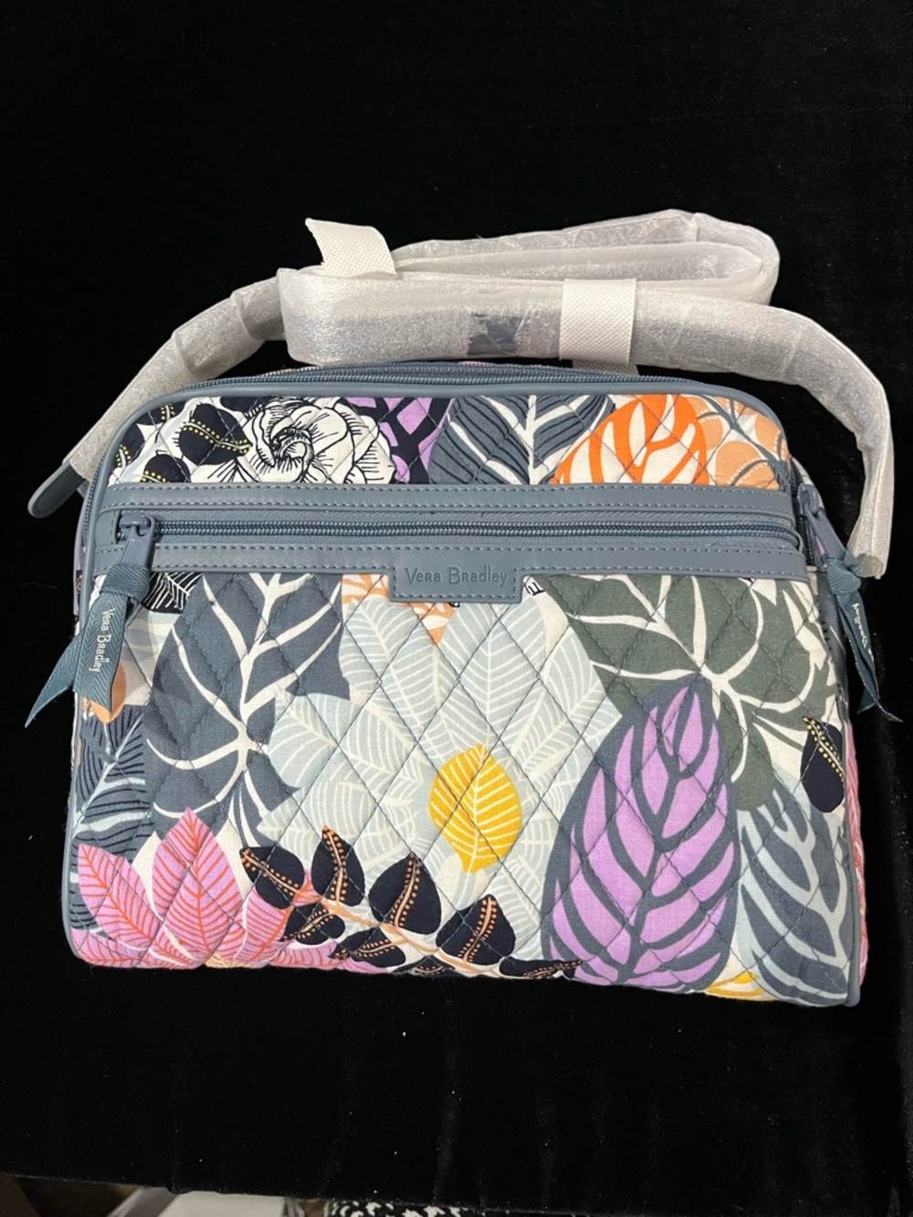 Vera Bradley Palm Floral Crossbody NWT